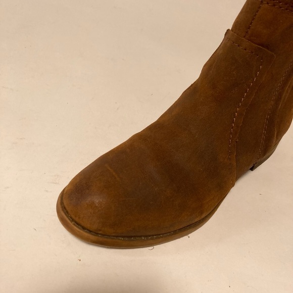 Franco Sarto Kelvin Tan Leather Ankle Boots size 8 - Picture 14 of 16